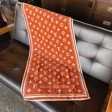 Louis Vuitton grande telo mare monogramma marrone 90 cm x 150 cm esposizione ...