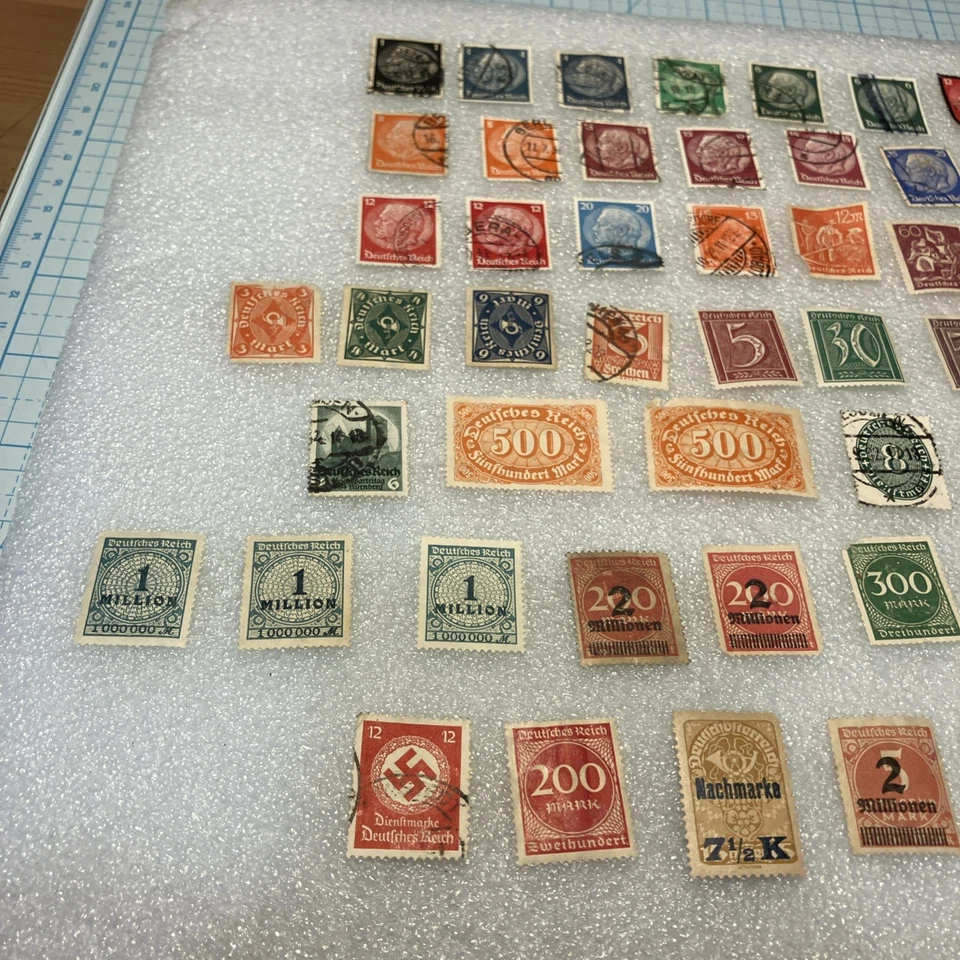 50 USED WWII 3rd Reich/Deutsches Reich Stamps Set, 1933-1945. $1 Ships. A DEAL! - Image 4 of 4