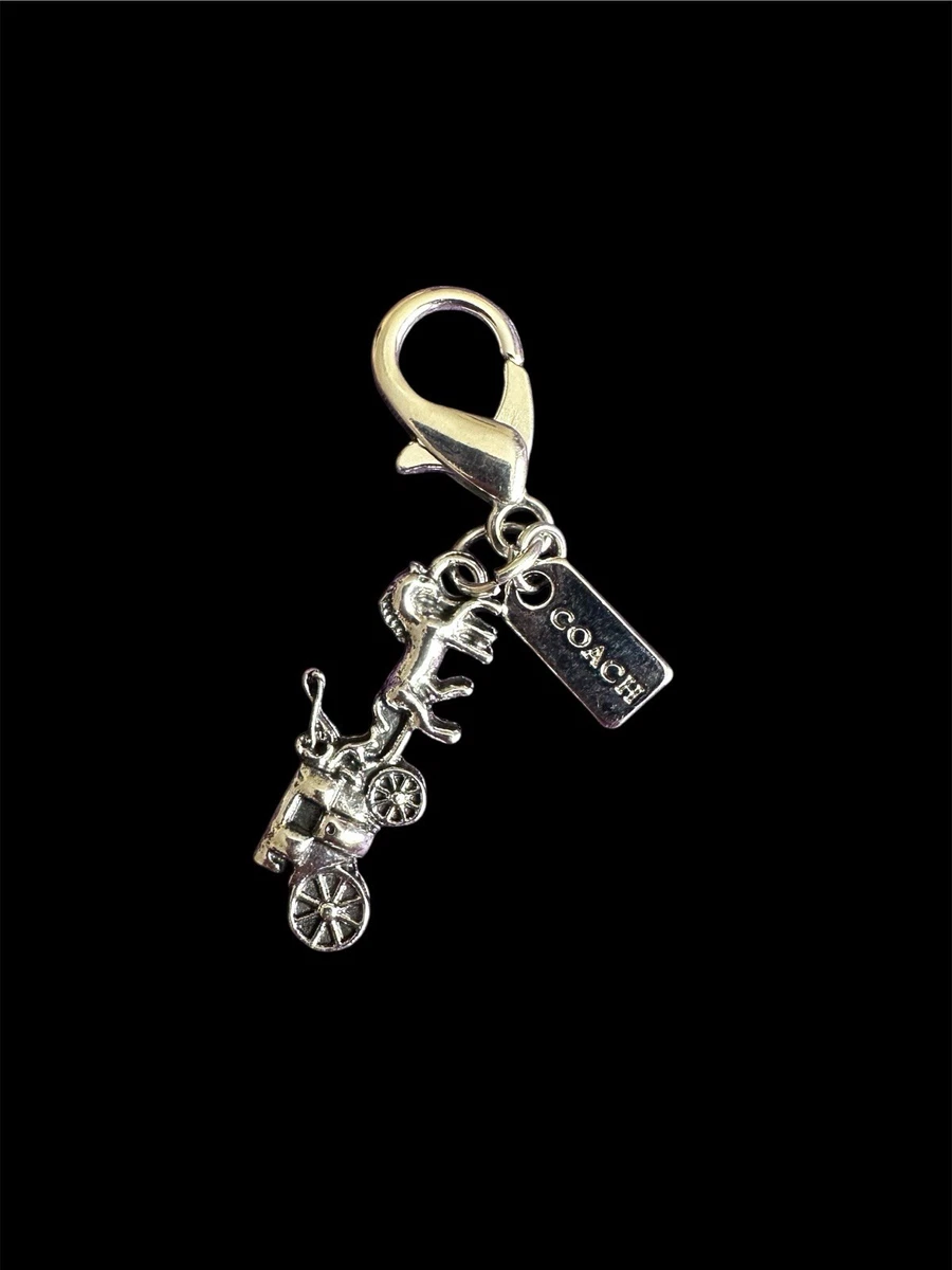 COACH Horse carriage l charm 4個セット NEW Coach Brass Horse & Carriage Valet Bag Purse Charm Keychain