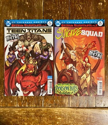 TEEN TITANS #12 + SUICIDE SQUAD #26   | 1st & 2nd BATMAN WHO LAUGHS | Low Grade