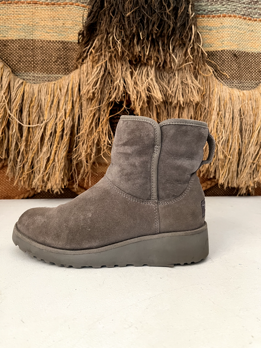 Designer Boots Kristin Wedge Boot Ugg $180 UGG Kristin Suede Ankle