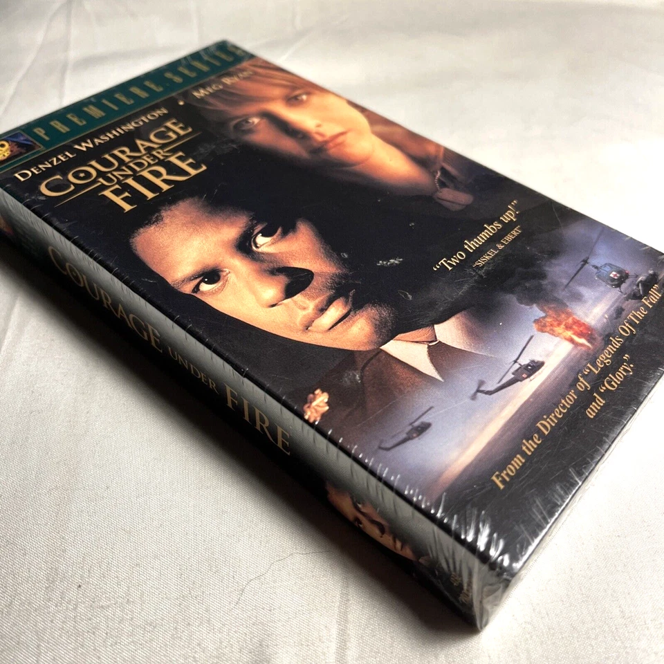 Courage Under Fire VHS Denzel Washington Meg Ryan War Military Sealed 1996 - Image 2 of 4