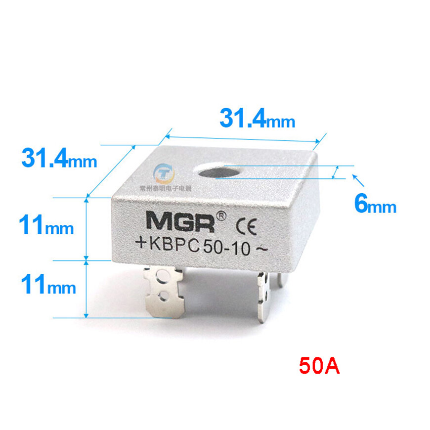 Puente De Diodos Rectificador Kbpc5010 1000v 50a