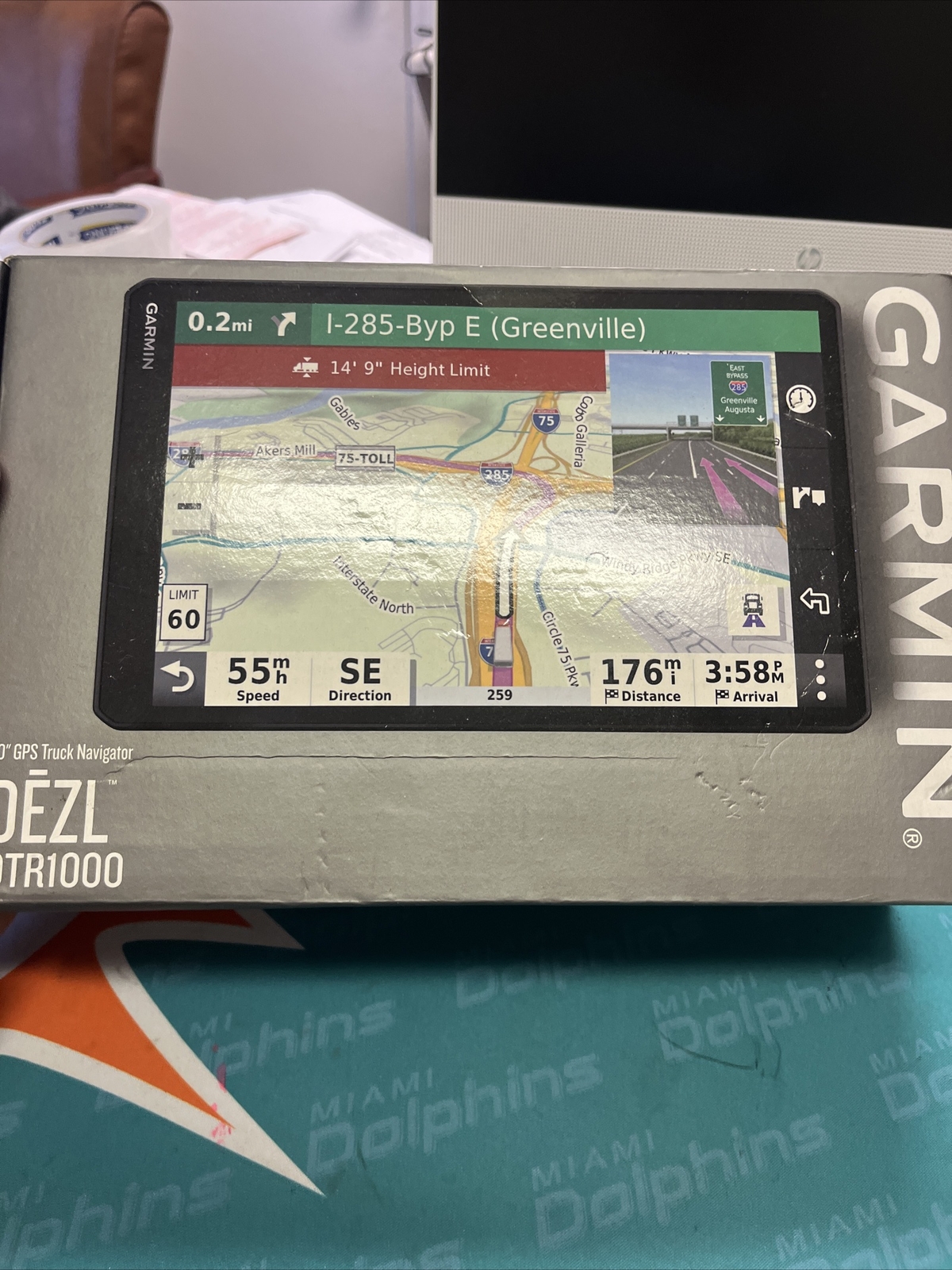 Garmin dezl 10" GPS Truck Navigator (OTR1000) 753759256432 eBay
