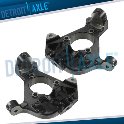 Pair Front Steering Knuckles for GMC Sierra 1500 Yukon Cadillac Escalade ESV EXT