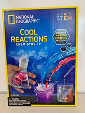 NATIONAL GEOGRAPHIC - COOL REACTIONS - CHEMISTRY KIT 0742024 NEW NIB