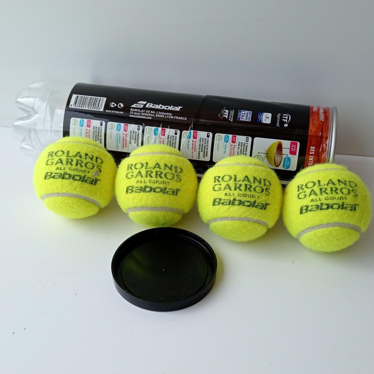 Buy Babolat Roland Garros Tube De 4 online | Tennis Point FR