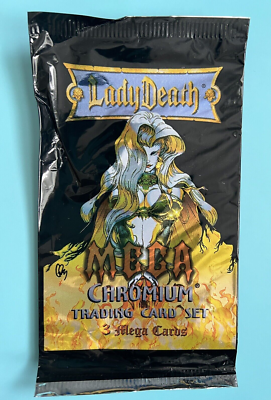 カード・フォト・ブロマイド Lady Death Mega Chromium Card Collection LADY DEATH CHAOS! COMICS MEGA CHROMIUM (1997 Krome) Complete CARD