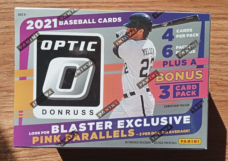 2021 Donruss Optic Baseball Blaster Box Exclusive Pink Parallels Factory Sealed 