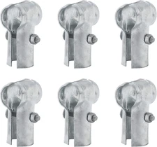 VIVIDA End Rail Clamps 1-3/8" x 1-3/8", Chain Link Fence Fittings, Panel T Clamp