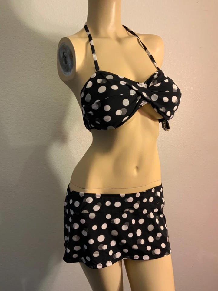 Jantzen Mujer Traje De Baño Lunares Bikini Conjuntos Y Separados Nuevo Con Etiquetas Tallas 10 12 16 Foto 3 de 4