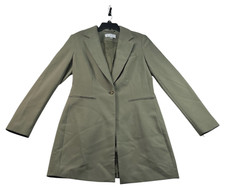 Calvin Klein Blazer Womens Size 10 Green Long...