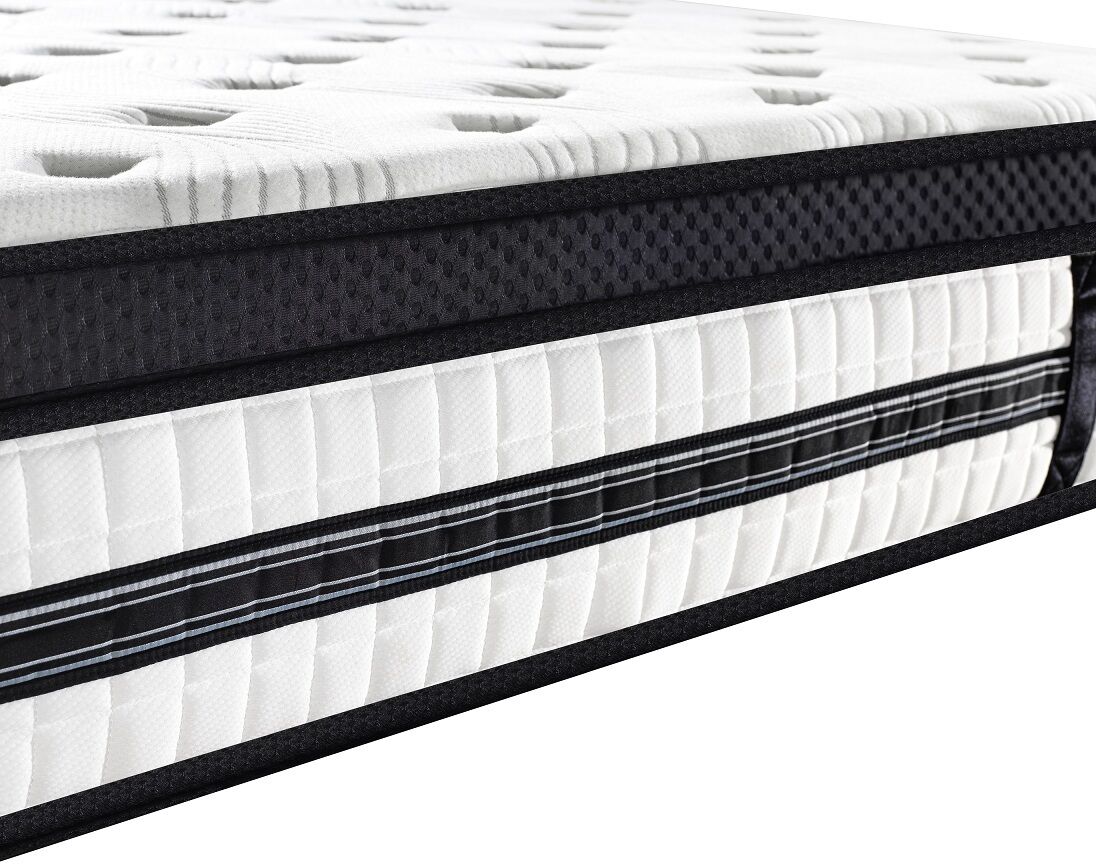 latex euro top pocket spring mattress queen reviews