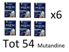 Tena Men Active Fit Pants S/M Diapers Incontinence Men Pieces 9 Total 54 Wetsuit