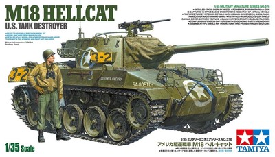 Tamiya 35376 U.S. Tank Destroyer M18 Hellcat Tank Scale 1/35 Hobby Kit NEW