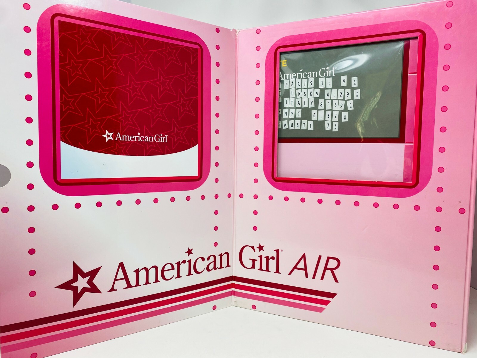 american girl doll airplane set