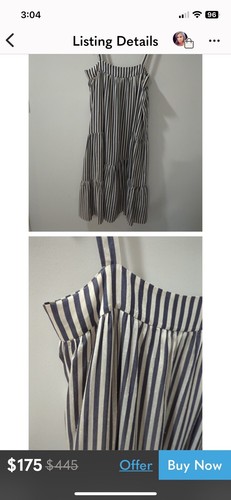 Jenni Kayne Dress Size Large In Gray New Without Tags Too Big For Me Never Worn