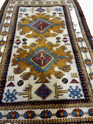 Antiker Teppich Aus Anatolien Top Qualität Und Design Handgeknüpft 240x155 Top - Bild 1 von 4
