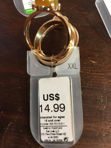 Collection 50 Inexpensive Rings, New w Tags - Picture 6 of 11