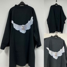Yeezy Gap Engineered By Balenciaga Dove 3/4 Sleeve T-Shirt Black 471286-02