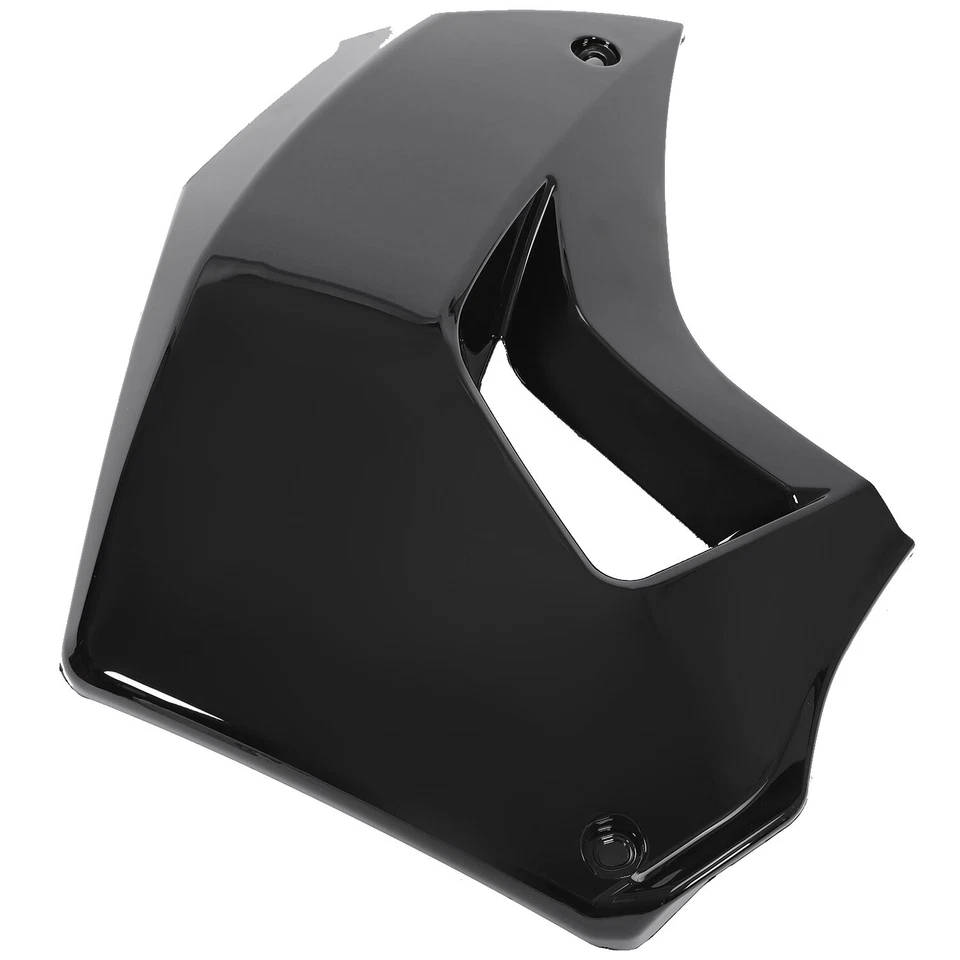 2 piezas cubiertas de radiador izquierda y derecha pintadas de negro para Kawasaki KLR650 2008-2018 Foto 3 de 4
