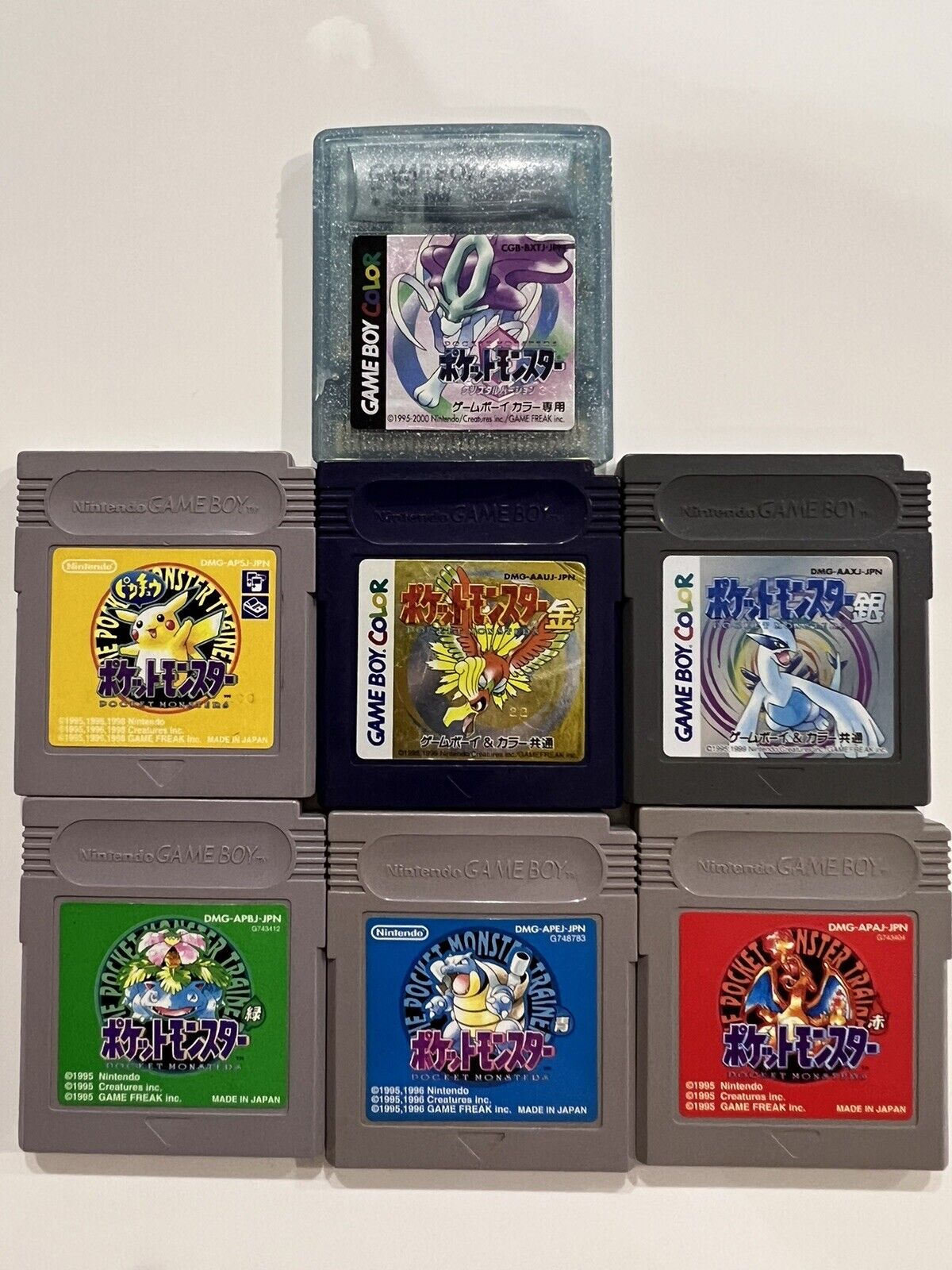 M UGX GAMEBOY Color Pokemon Red/Green/Yellow/Silver/Gold/Crystal 7