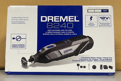 Dremel 8240 12V Superior Control and Quiet Operation Cordless Rotary Tool Kit