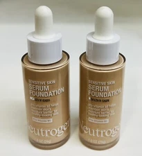 ⭐LOT OF 2⭐ Neutrogena Healthy Skin Sensitive B5 Skin Serum Foundation #02 MEDIUM