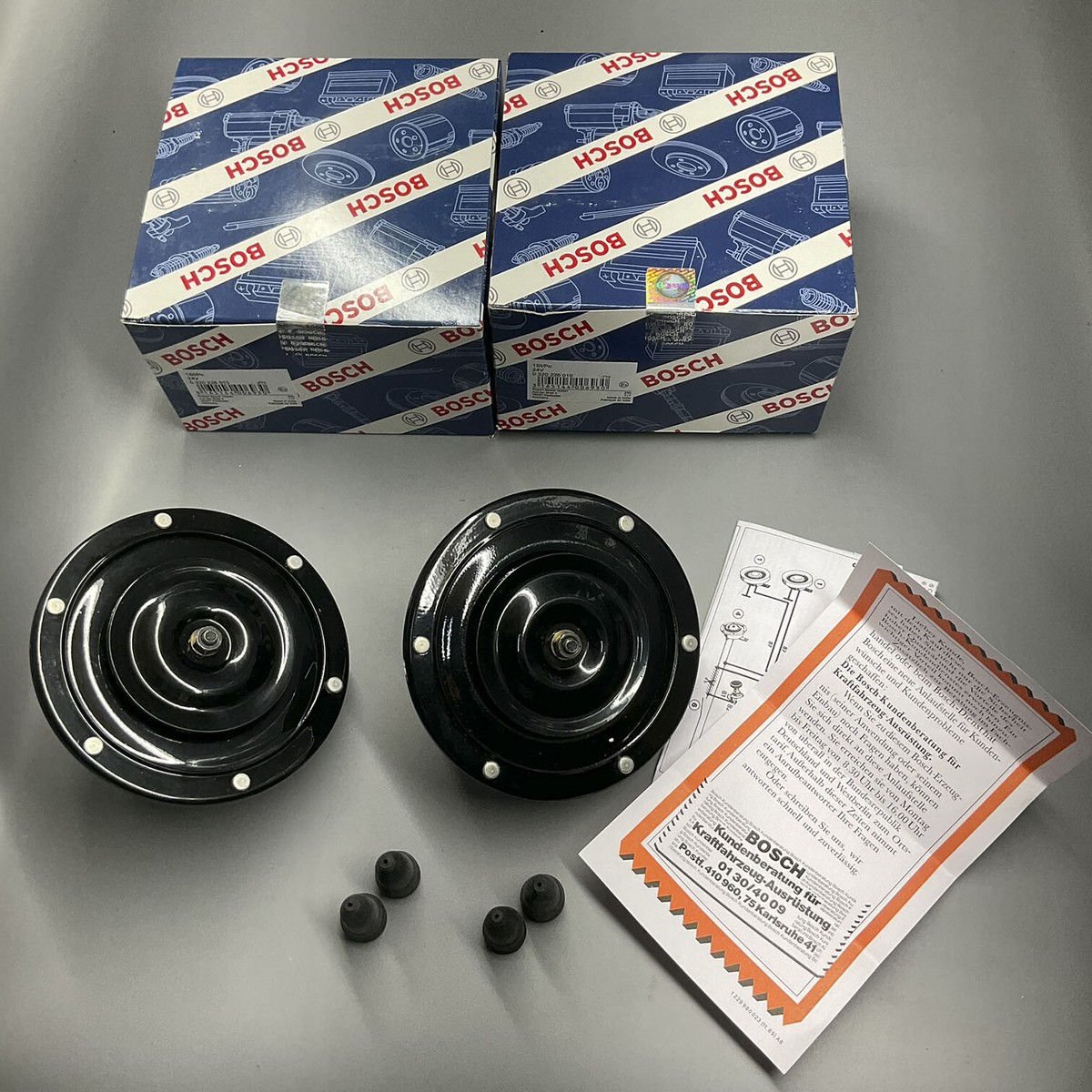 BOSCH GENUINE Supertone Black Air Horn 24V For DAF MAN VOLVO BOSCH GENUINE Supertone Black Air Horn 24V For DAF MAN VOLVO