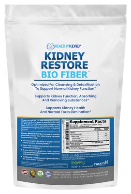 Kidney Restore Bio Fiber 2.5 LBS Organic Acacia Remove Waste Health Supplement