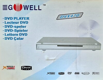 GOWELL DVX 470 CD DVD Player Divx Mpeg4 *NEU*