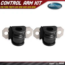 2xFront To Frame Suspension Stabilizer Bar Bushing Kit for Ford Fiesta 2011-2019