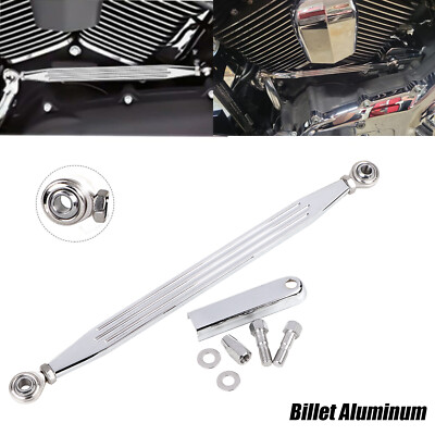 Black Gear Shift Linkage Shifter Link For Harley Softail, Street Glide, Road King – Aluminum, 1-Yr Warranty