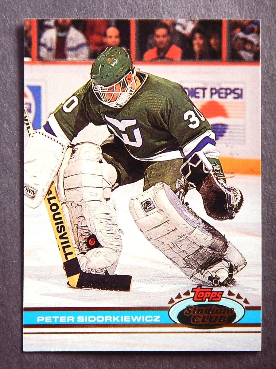 Peter Sidorkiewicz #125 Topps 1991 Hockey Card (Hartford Whalers