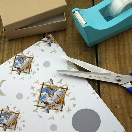 Duck Diamond Mallard Hunting Premium Gift Wrap Wrapping Paper Roll - 第 3/5 張圖片