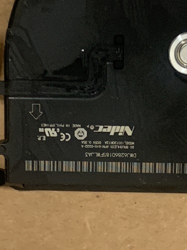 Nidec CC120K11A CC120K12A Fan Set for MacBook Pro Retina 15 A1398 mid 2012-2015 - Picture 2 of 4