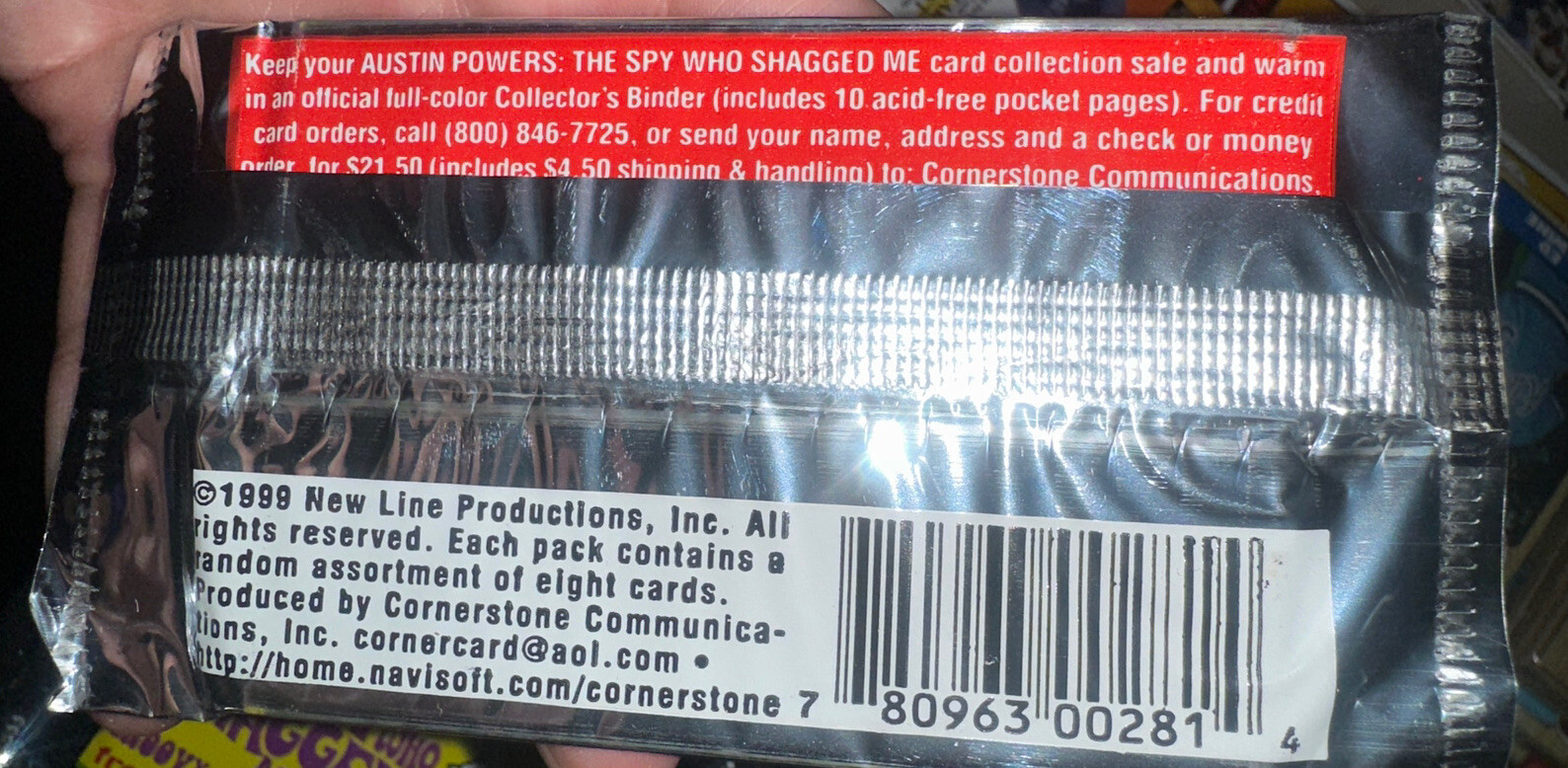 AUSTIN POWERS - THE SPY WHO SHAGGED ME / SEALED PACKS LOT OF 12 1999 CORNERSTONE - Picture 2 of 2