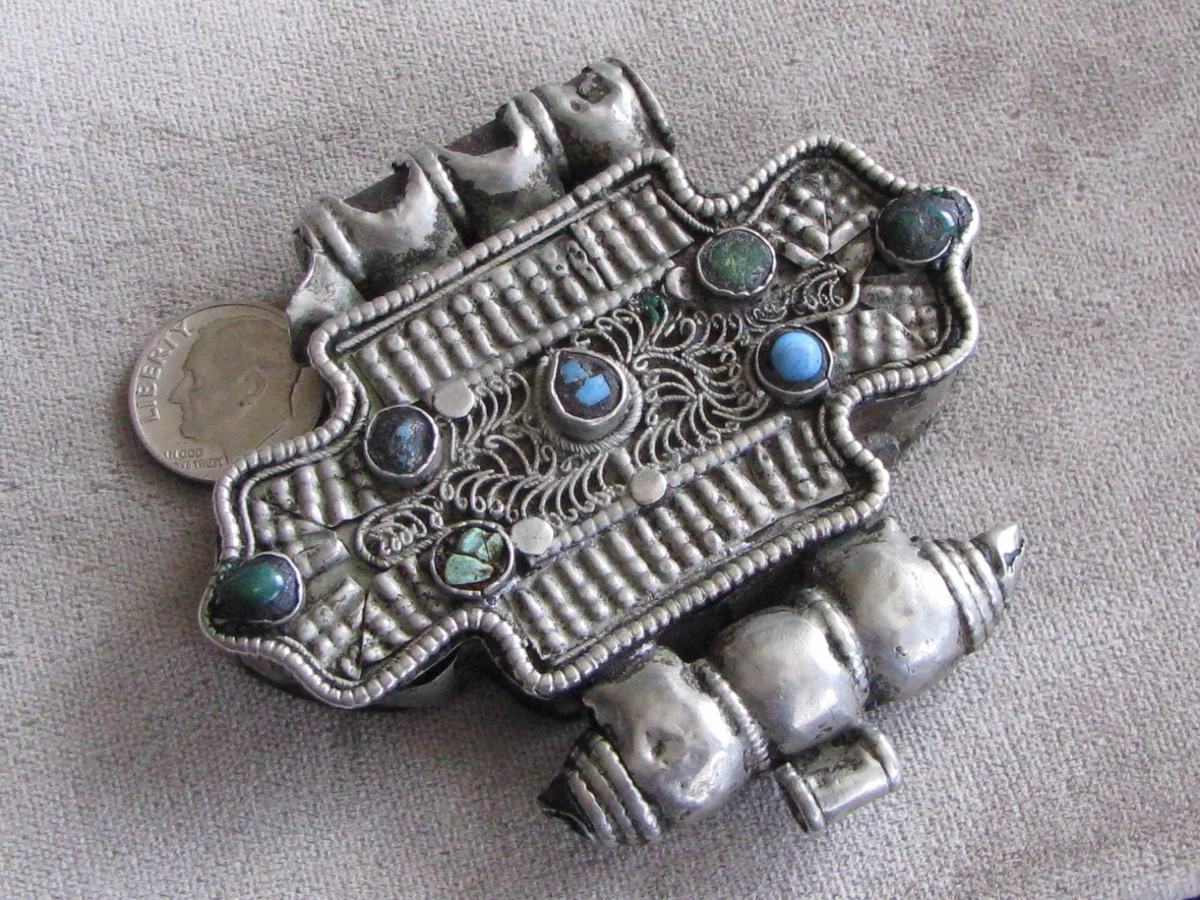 Antique Original Silver Box Tibetan Antiques for sale | eBay
