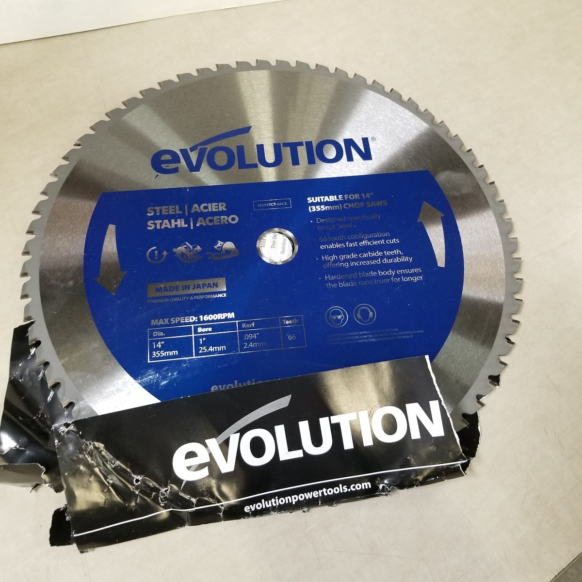 Evolution Metal Cutting Saw Blades