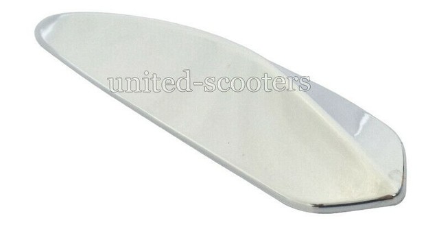 Vespa Piaggio Front Fender Crest Chromed Plastic LX LXV 50 125 150 cc