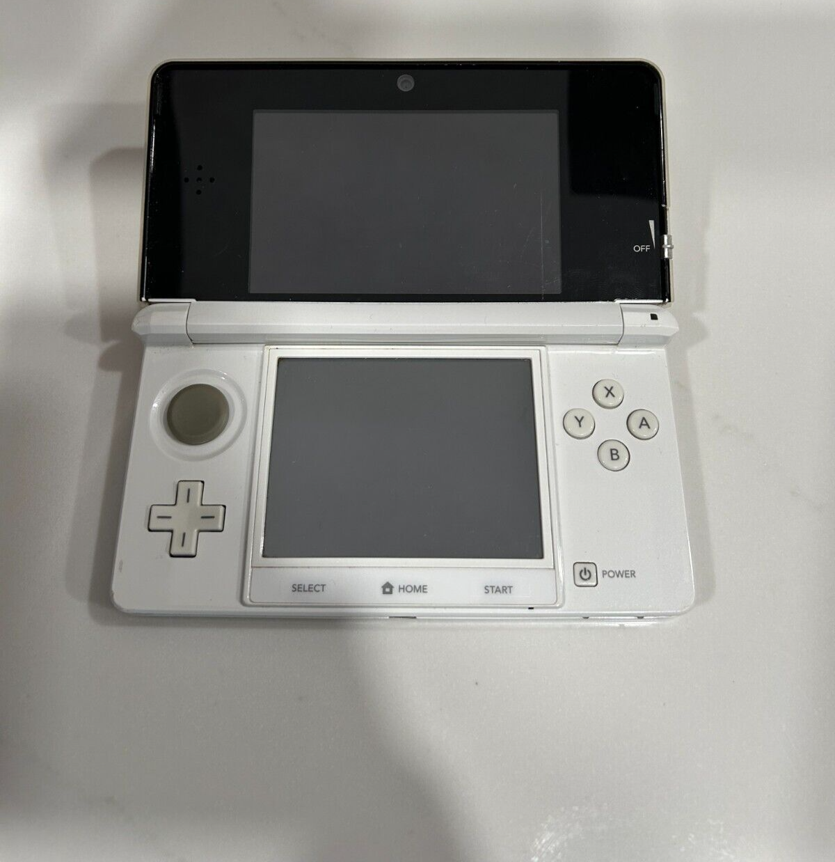 White Nintendo 3DS Broken Top Screen eBay