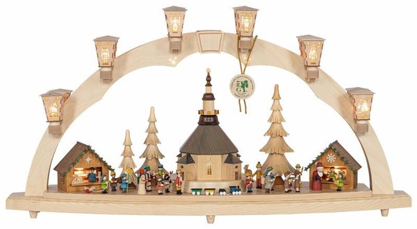 Lichterbogen Seiffener Weihnachtsmarkt Direkt Vom Hersteller Im Erzgebirge #1014-image