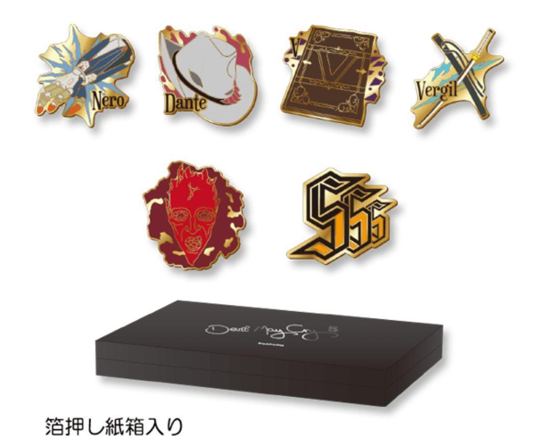 Devil May Cry Pin Collection Set of 6 Capcom Store Cafe | eBay