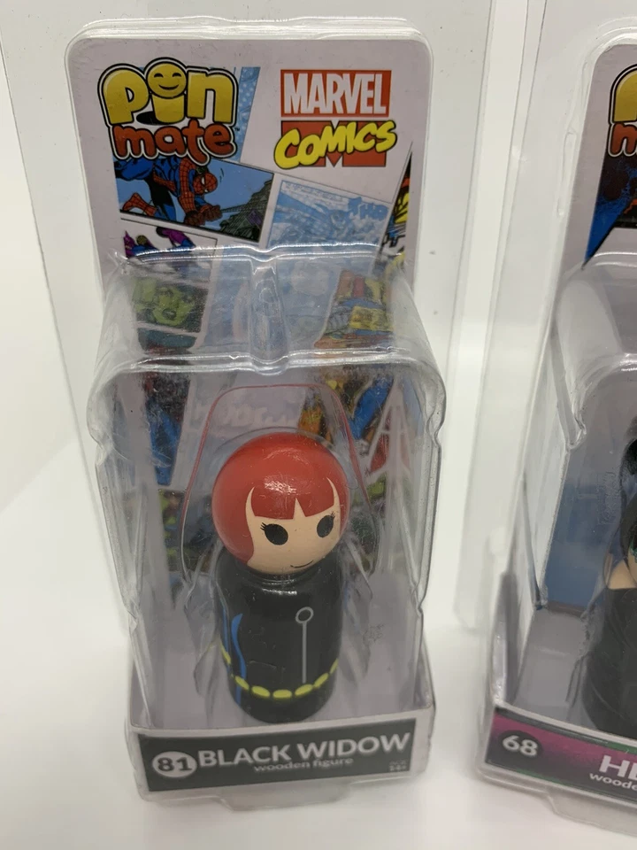 Фигурка Ragnarok Hela Black Widow Iron Fist Pin Mate новая упаковка 3 шт. - Изображение 3 из 4