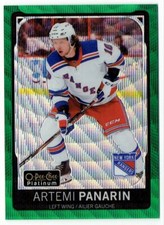 2021-22 OPC PLATINUM PREVIEW EMERALD SURGE ARTEMI PANARIN 09/10 NEW YORK RANGERS