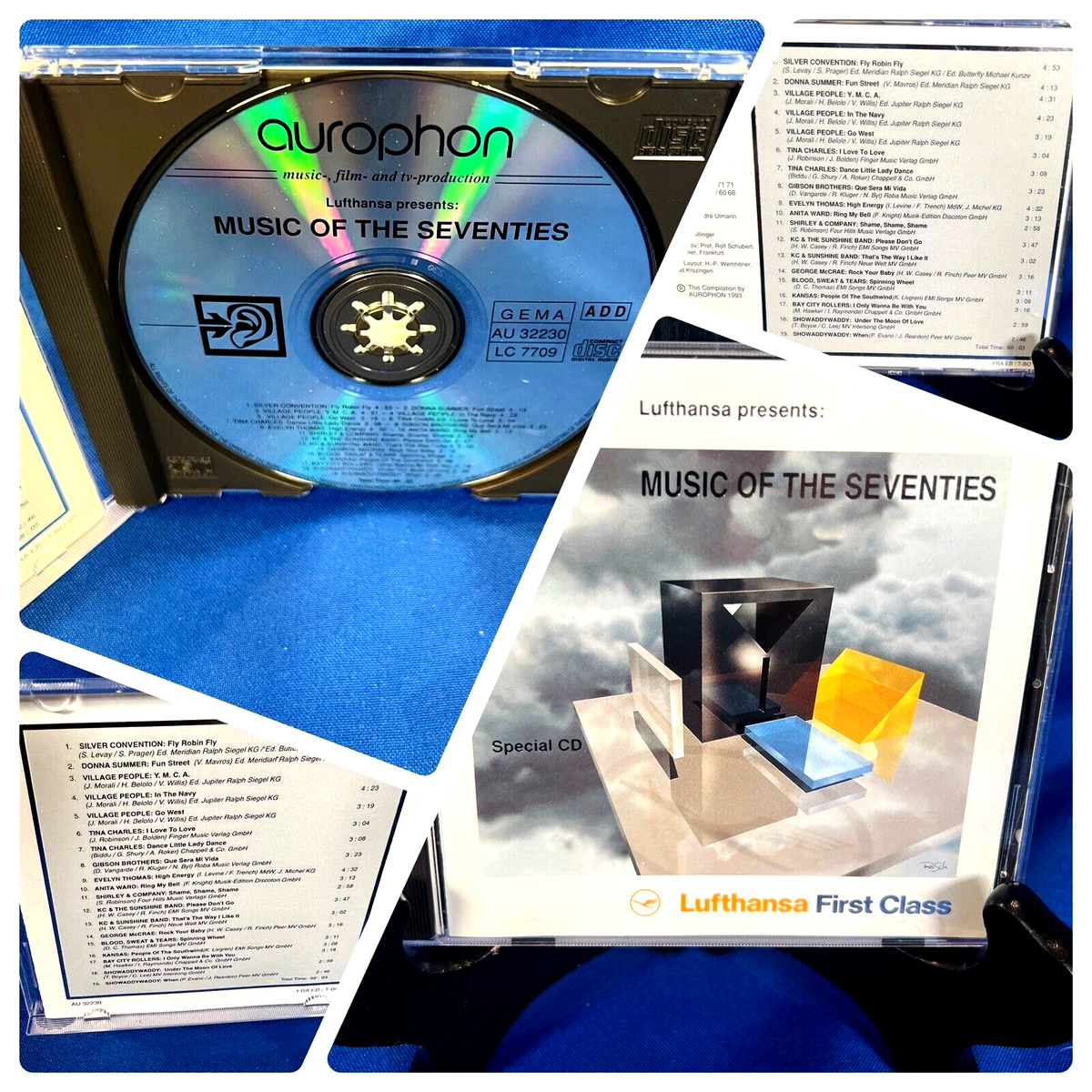 Lufthansa Airlines First Class Music Of The Seventies Special CD