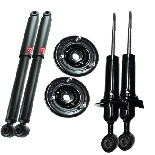 Fits Nissan Navara 2.5 Td D40 Front & Rear Shock Absorbers + Strut