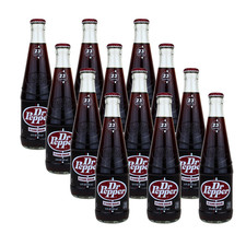 Dr. Pepper Real Sugar Soda, 12 Ounce 12 Bottles 