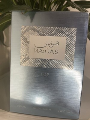 Rasasi Hawas Ice Eau de Parfum Spray Regular Size 100 ml 3.38 fl oz