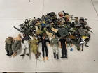 Huge Lot of Vintage GI Joe Action Figures Accessories Clothes Gears